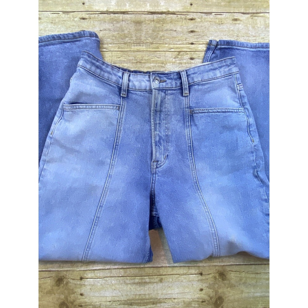 Divided Jeans Women's Size 10 Lite Bleach Wash Taper - Picture 3 of 9